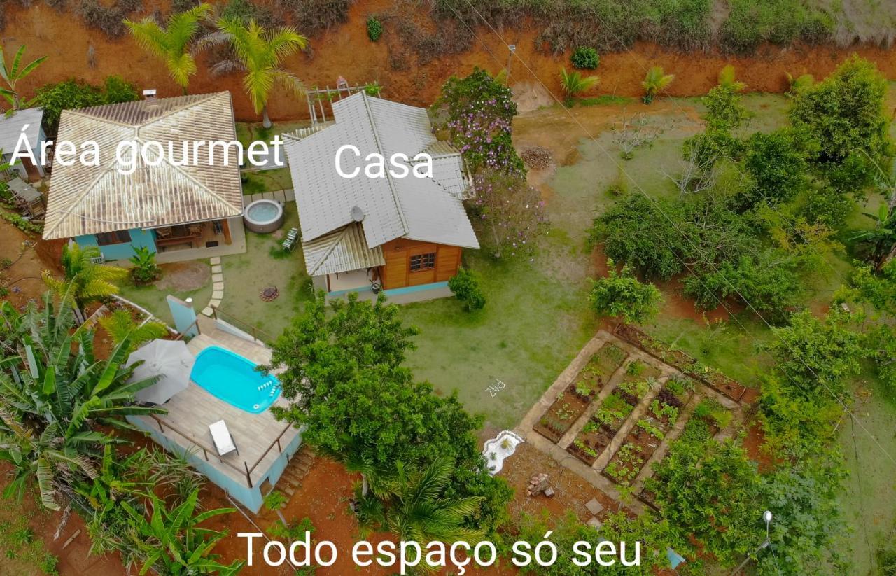 Chale Vista Da Mata Dm, 5Km Centro Domingos Martins, Wi Fi, Fibra Optica, Spa Aquecido, Split, Privacidade, Aceita Pets ภายนอก รูปภาพ